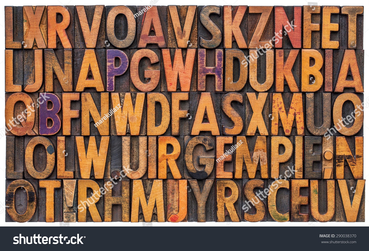 Alphabet printing blocks clearance