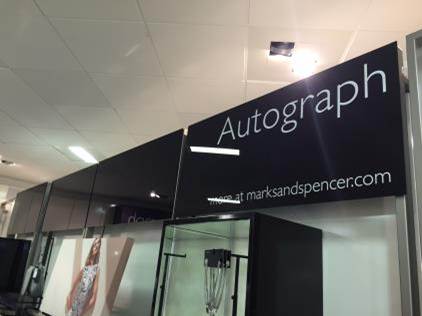 Marks and Spencer Signage Project Wrights Plastics