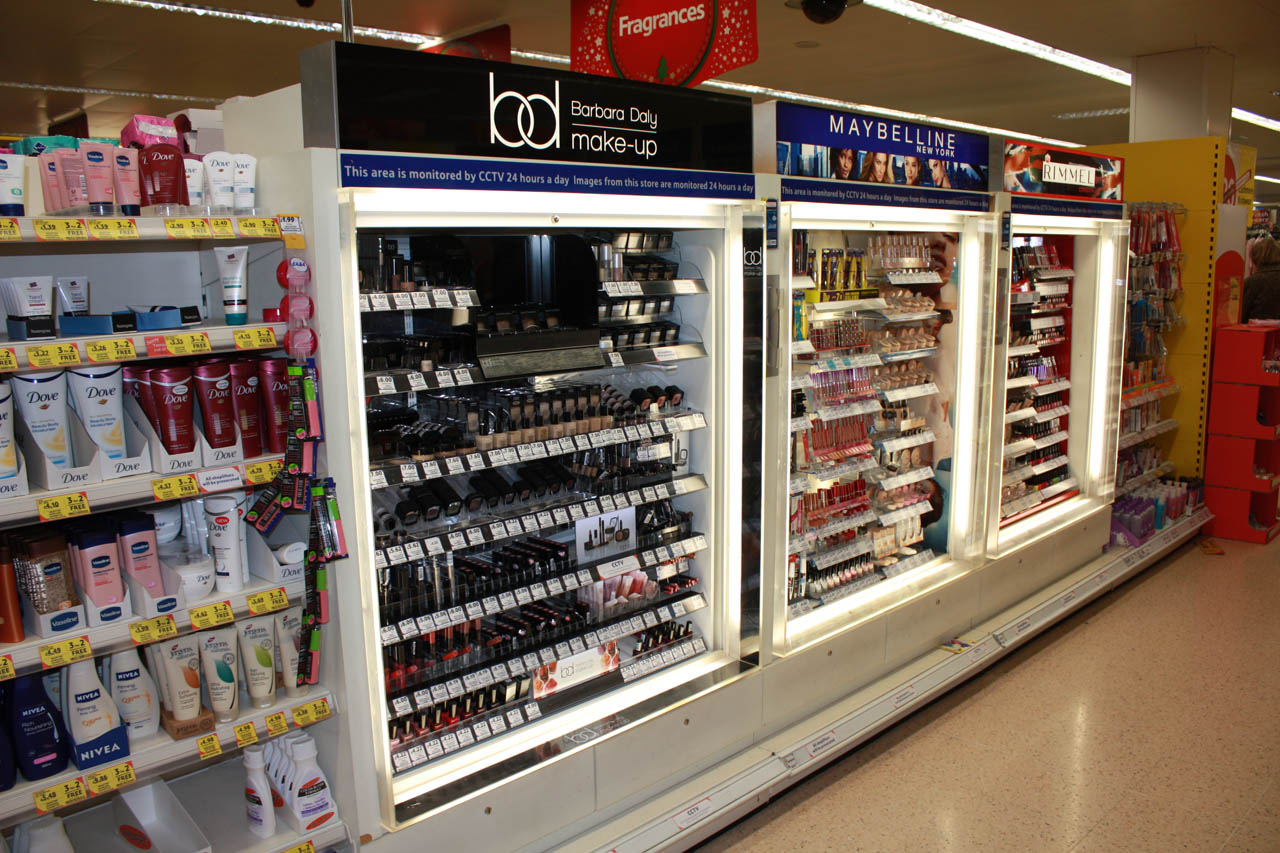 Makeup shop at tesco