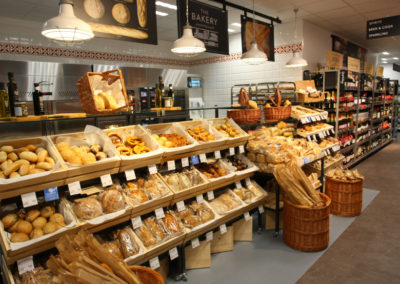 M&S Foodhall, Bakery and Cafe Signage