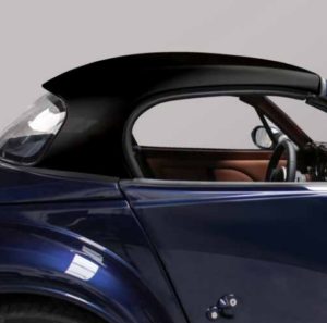 Rear screen for Morgan Aero 8