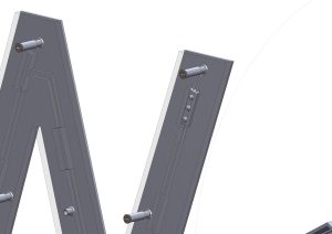 illuminated LED sign