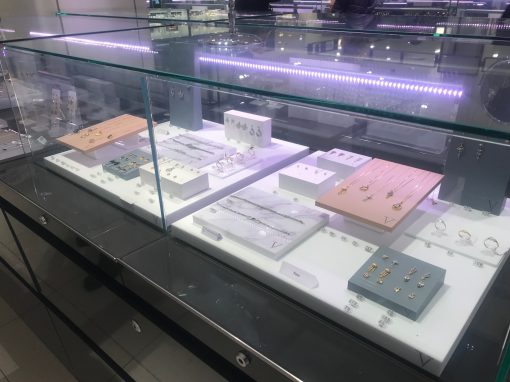POS display for Laura Vann jewellery range
