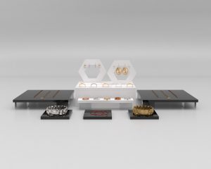 geo jewellery displays