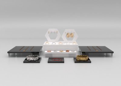 geo jewellery displays