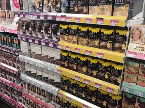 Shelf Liners Manufactured from 100% Recycled Material for Superdrug
