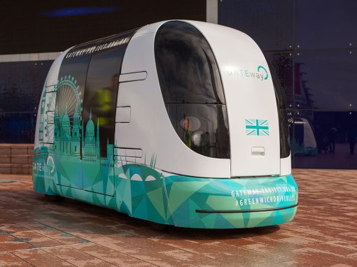 Screens for driverless pods