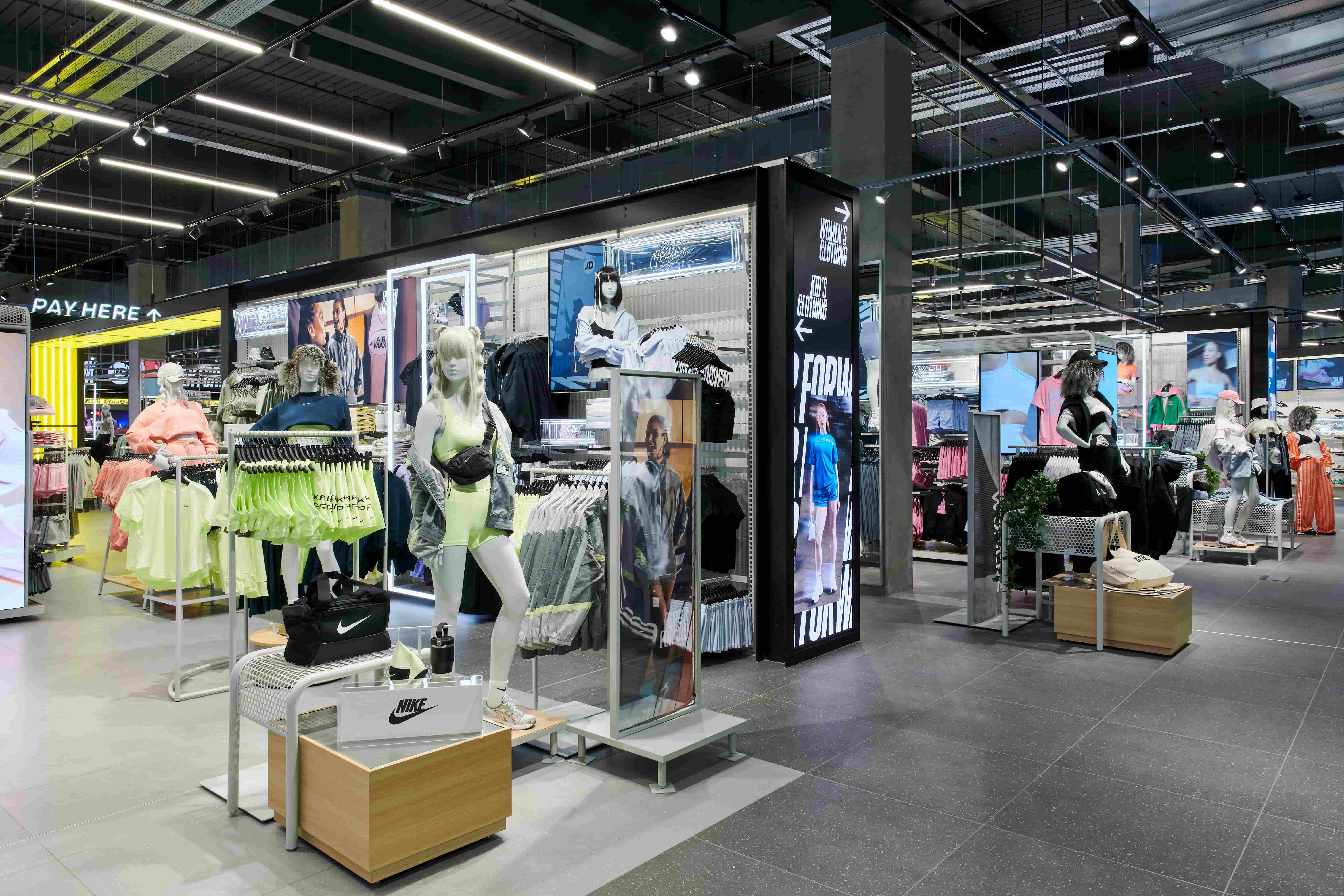 Wrights Plastics Retail Display for JD Sports